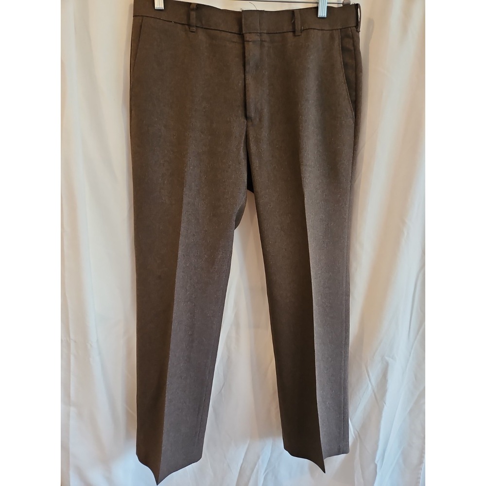 Vintage Levi's Action Slacks Mens Brown Sta-Prest Flat Front 36x30 Pants USA